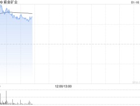 黄金股早盘集体反弹 紫金矿业涨逾4%山东黄金涨逾3%