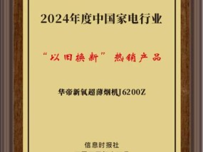 高端品牌获行业认证 华帝2024年末迎奖项收获季