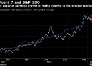 美股七巨头盈利增长放缓 标普500指数涨势面临威胁