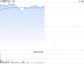 理想汽车-W现涨超3% 公司多牌在手有望灵活应对新形势