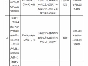 中国东方山西省分公司被罚60万元：因未按规定报告内部交易导致风险被掩盖等违法行为