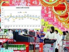 核心CPI连续3个月回升 2024年12月物价运行总体平稳