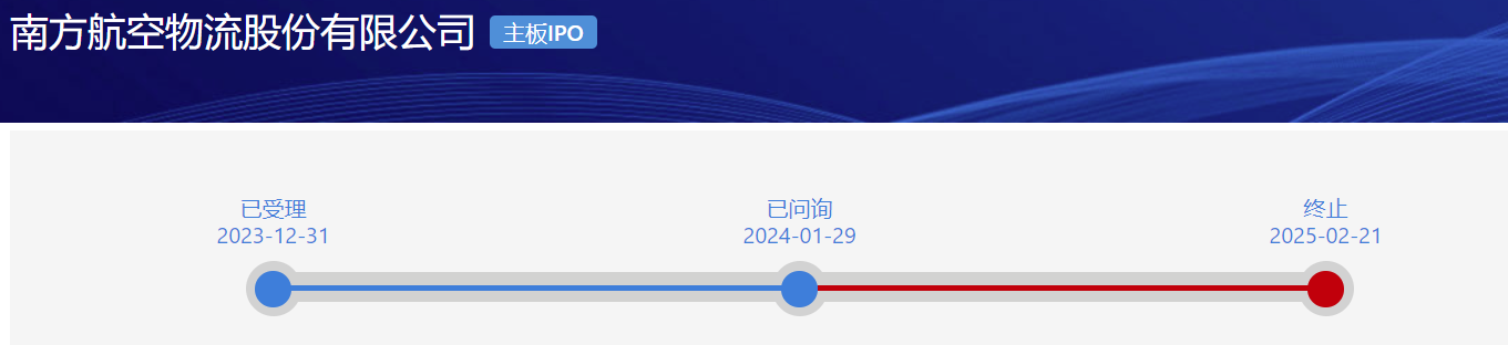 南航物流IPO折戟 三大航物流板块A股“三缺一”