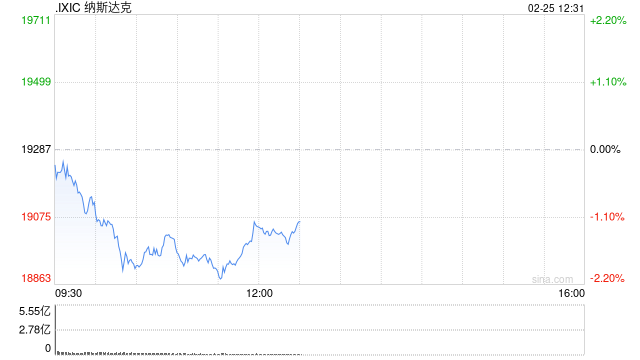 午盘：美股走低科技股领跌 特斯拉一度跌逾9%